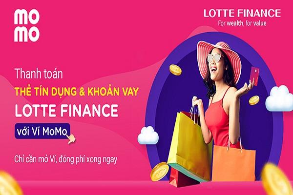 Tất toán khoản vay Lotte Finance qua ví điện tử Momo